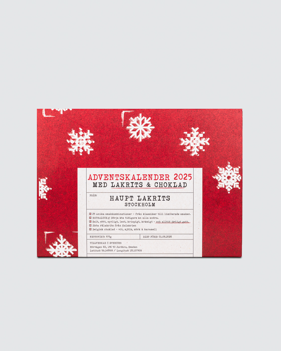 Adventskalender 2025 in der Gruppe / bei Haupt Lakrits AB (100170198)